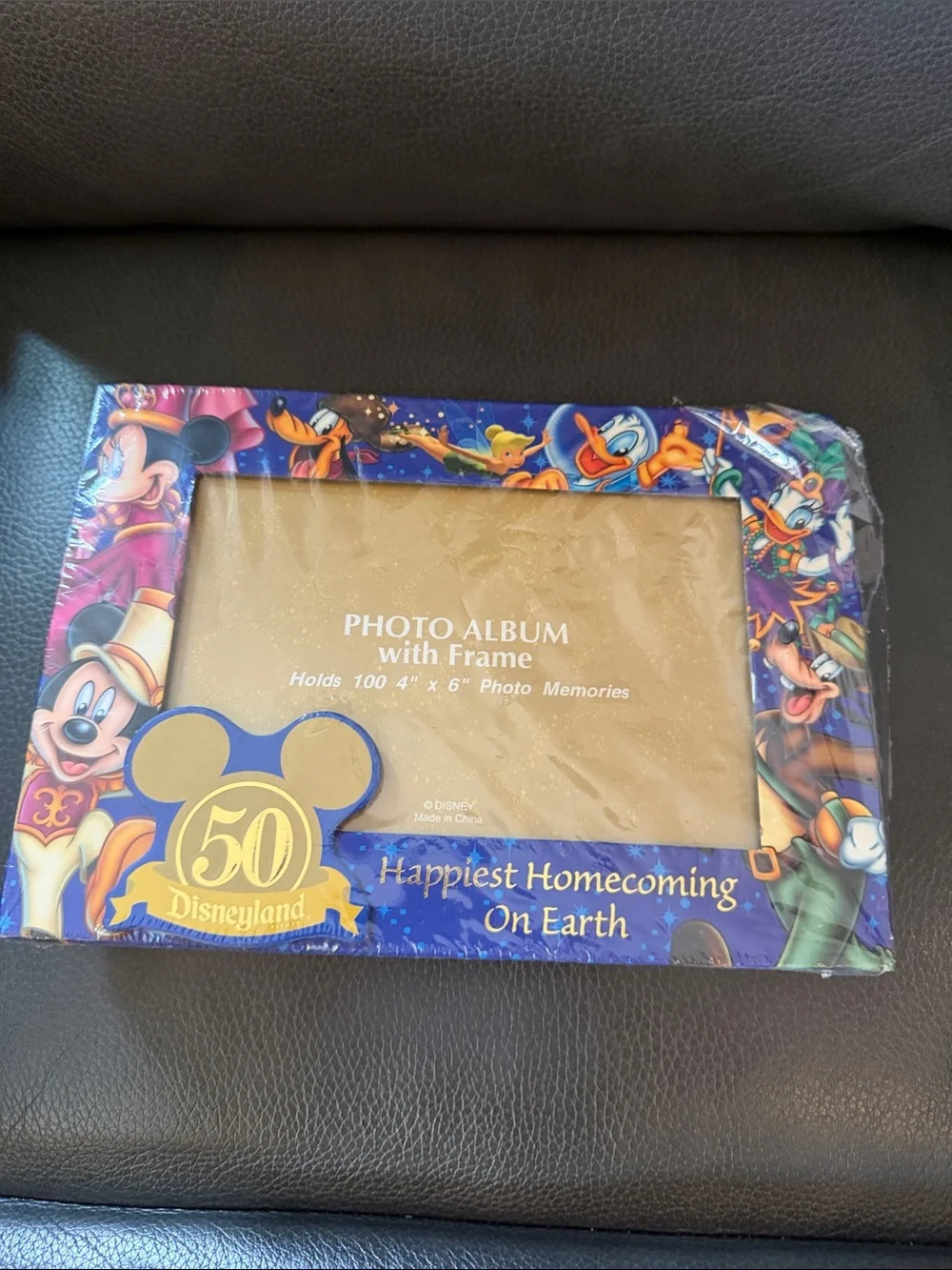 Disney Multicolor 50th Anniversary Photo Album Frame
